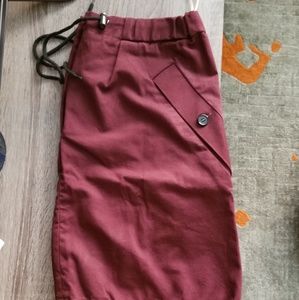 Marni drawstring knee length skirt